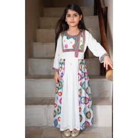 KIDS FLOWER MULTICOLOR TALLI DRESS